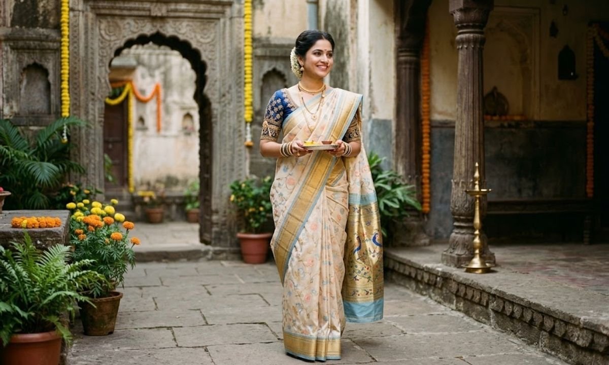 360+ Trendy Saree Caption in Marathi