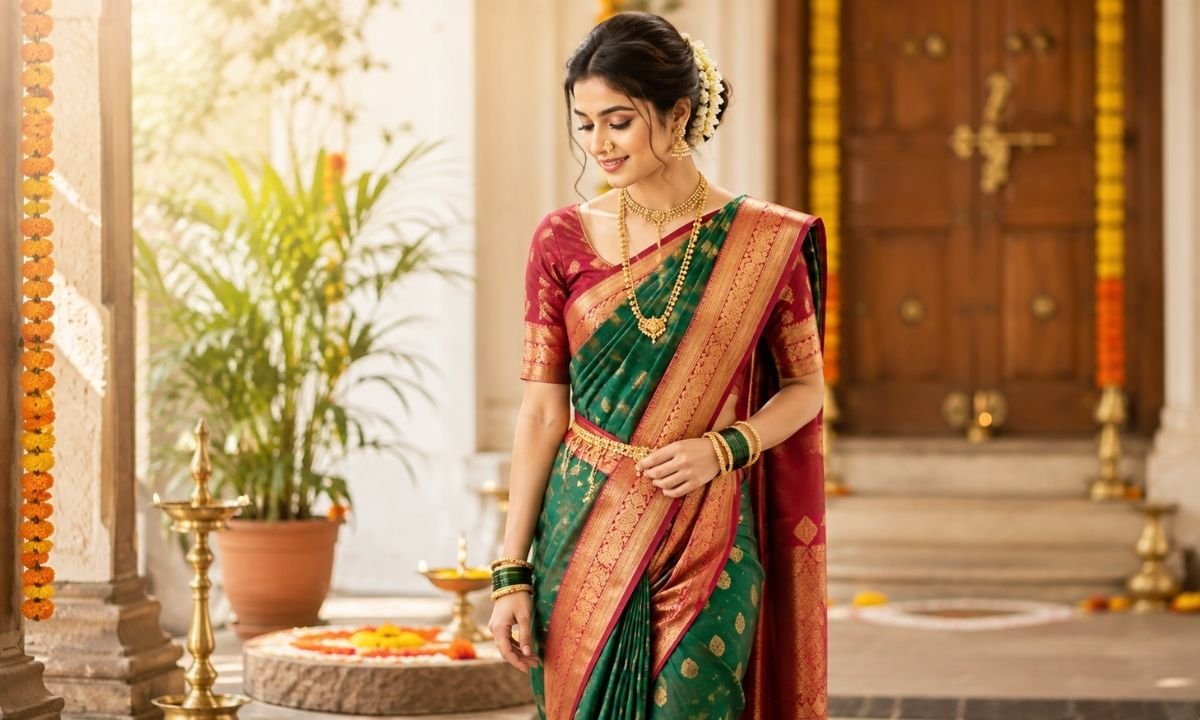 360+ Trendy Saree Caption in Marathi