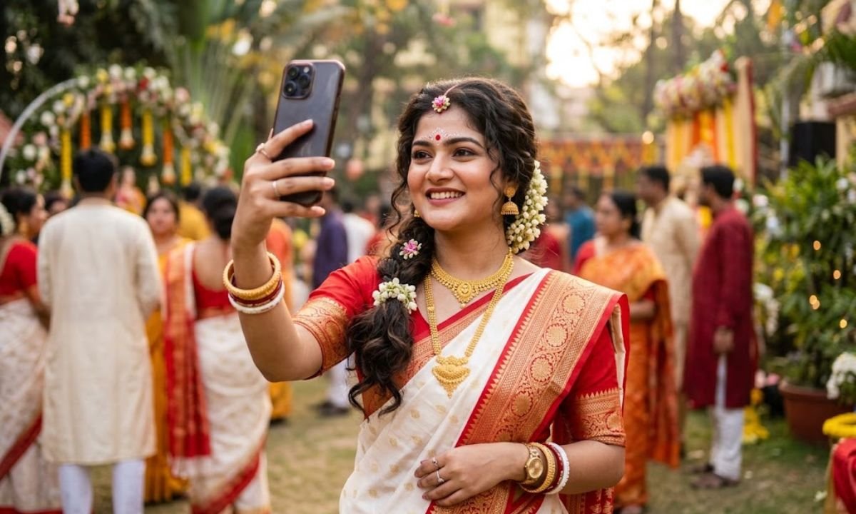 Saree Captions
