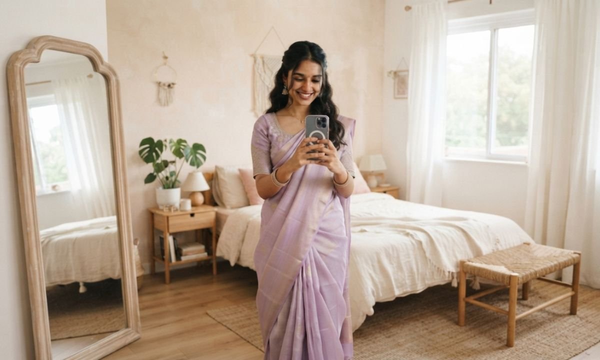 360+ Trendy Saree Caption in Marathi