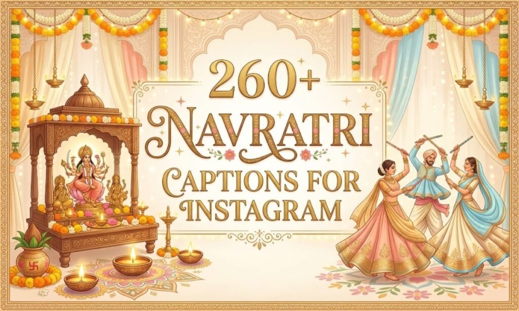 260+ Navratri Captions for Instagram
