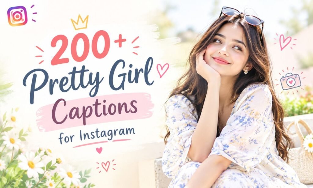 Pretty Girl Captions for Instagram