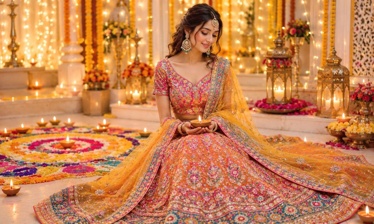 310+ Caption for Lehenga for Instagram